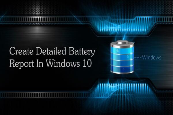 Cách Tạo Báo Cáo Chi Tiết Về Pin Laptop Trên Windows 10